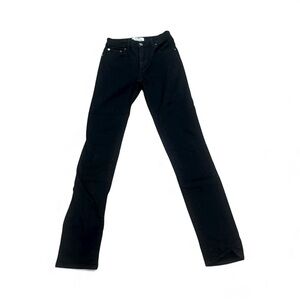 Acne Studios Needle Black Skinny Straight Jeans Size 27